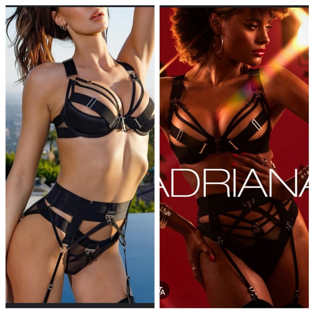 Honey Birdette Adriana Set 2 Pcs Bra 32DD/E+Thong XS